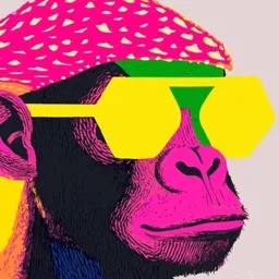 Lucas's colorful gorilla profile picture